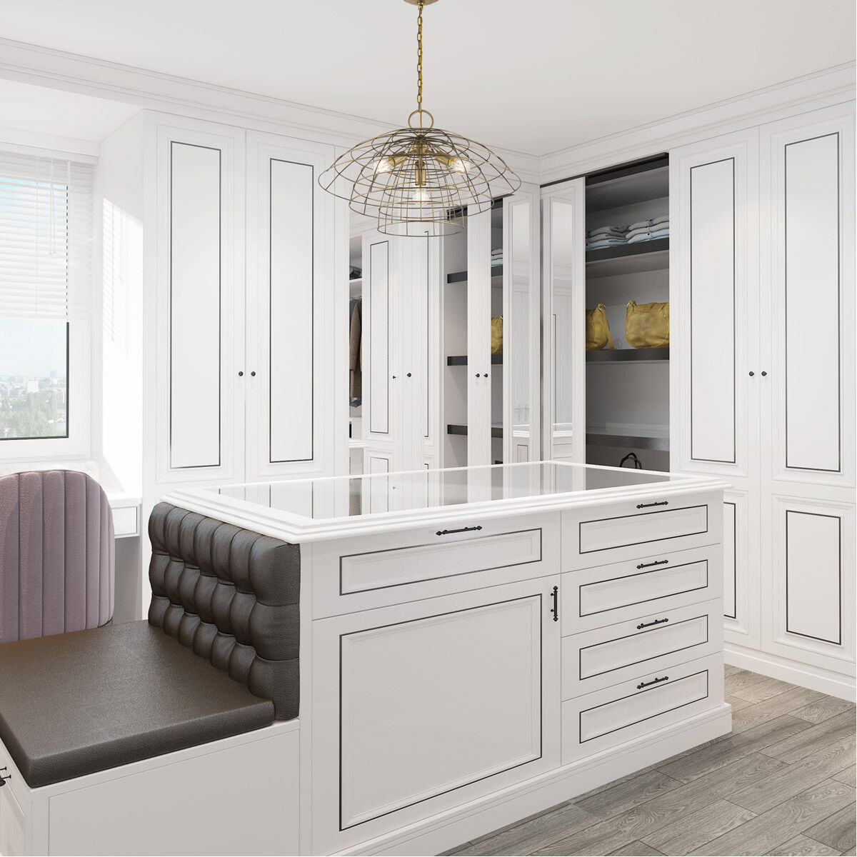 Brooklyn 4 Light 28 inch Antique Brass Chandelier Ceiling Light