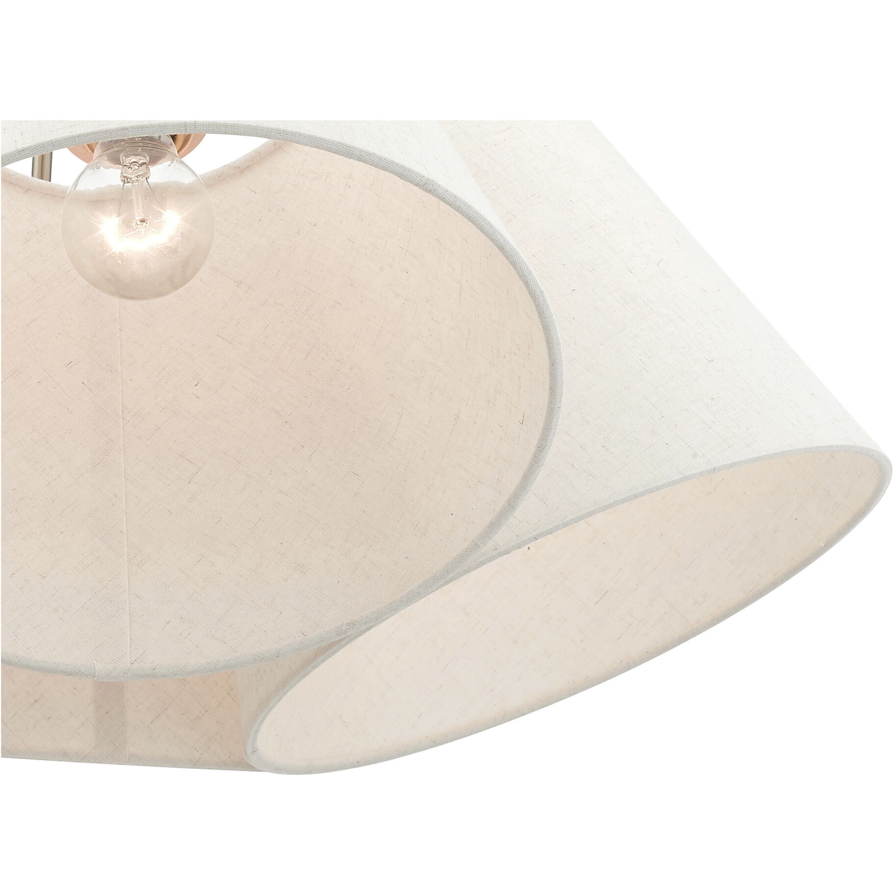 Prato 4 Light 25 inch Brushed Nickel Chandelier Ceiling Light