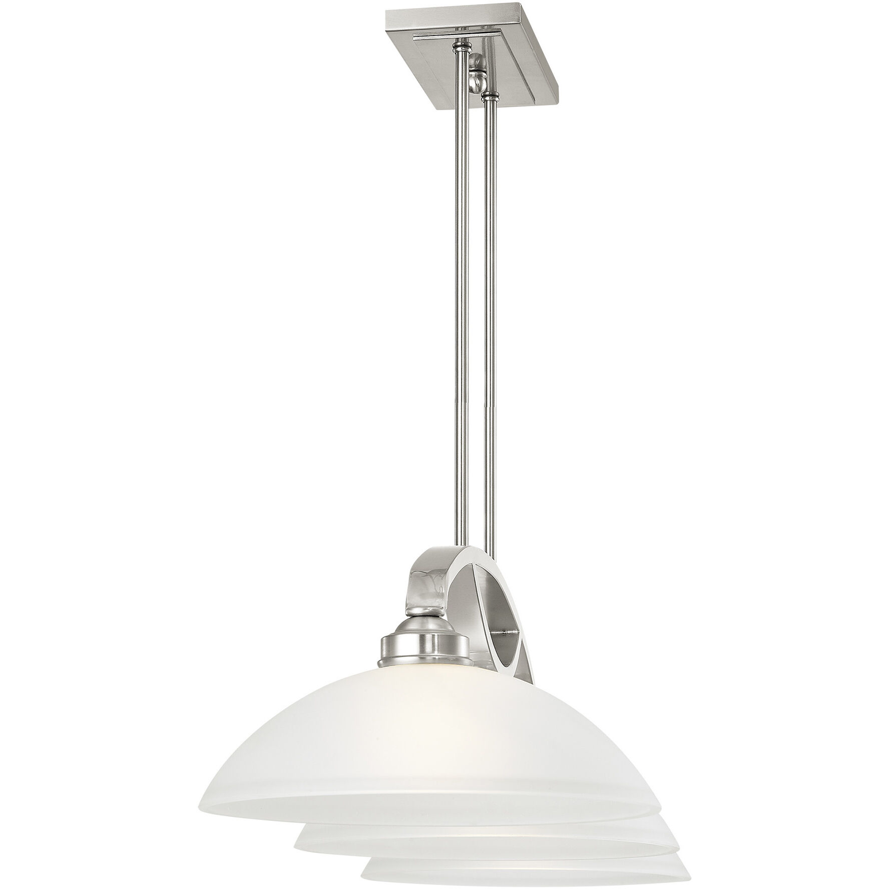 Somerset 3 Light 50 inch Brushed Nickel Billiard/Island Ceiling Light