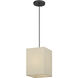 Summit 1 Light 8 inch Bronze Pendant Ceiling Light