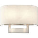 Allison Wall Sconce Wall Light in Brushed Nickel, Medium