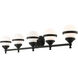 Oldwick 5 Light 43 inch Black Vanity Sconce Wall Light