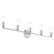 Lansdale 5 Light 34 inch Brushed Nickel Vanity Sconce Wall Light
