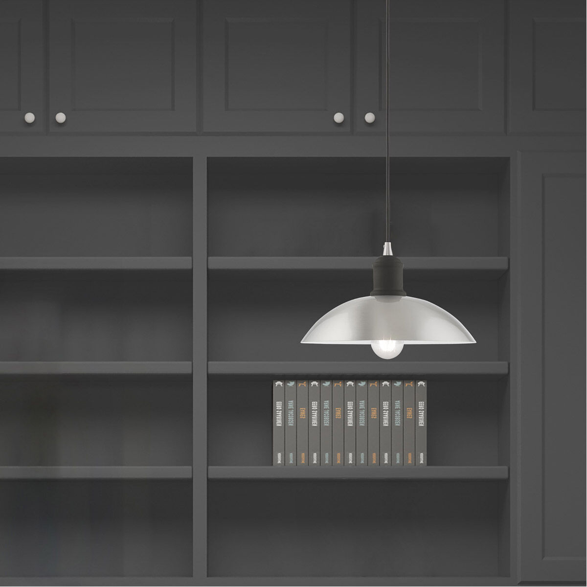 Allison 1 Light 13 inch Brushed Nickel Mini Pendant Ceiling Light