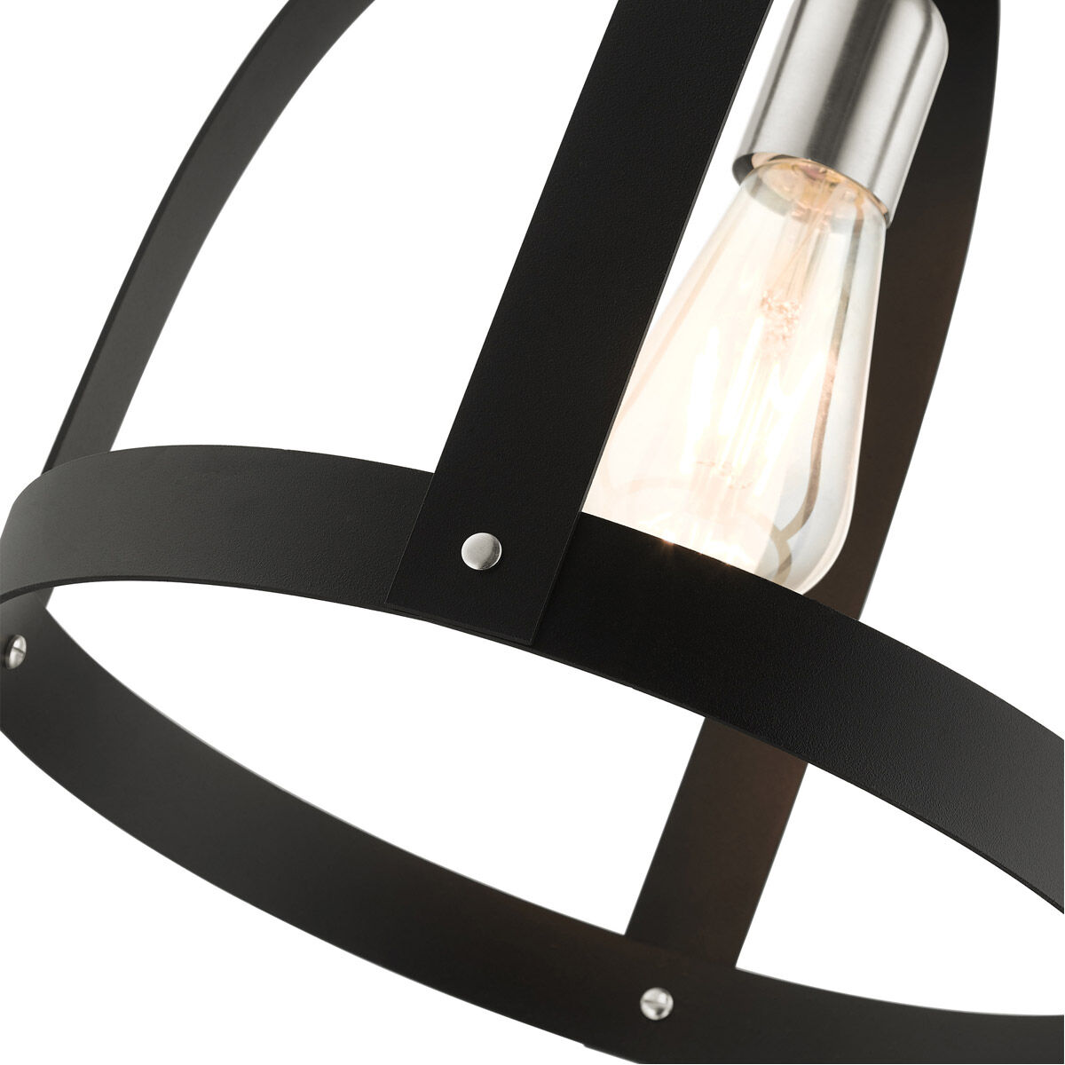Stoneridge 1 Light 12 inch Textured Black Pendant Ceiling Light