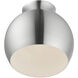 Piedmont 1 Light 10 inch Brushed Aluminum Semi-Flush Mount Ceiling Light