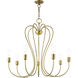 Lucerne 7 Light 30 inch Antique Brass Chandelier Ceiling Light