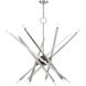 Monaco 14 Light 40 inch Brushed Nickel Foyer Chandelier Ceiling Light