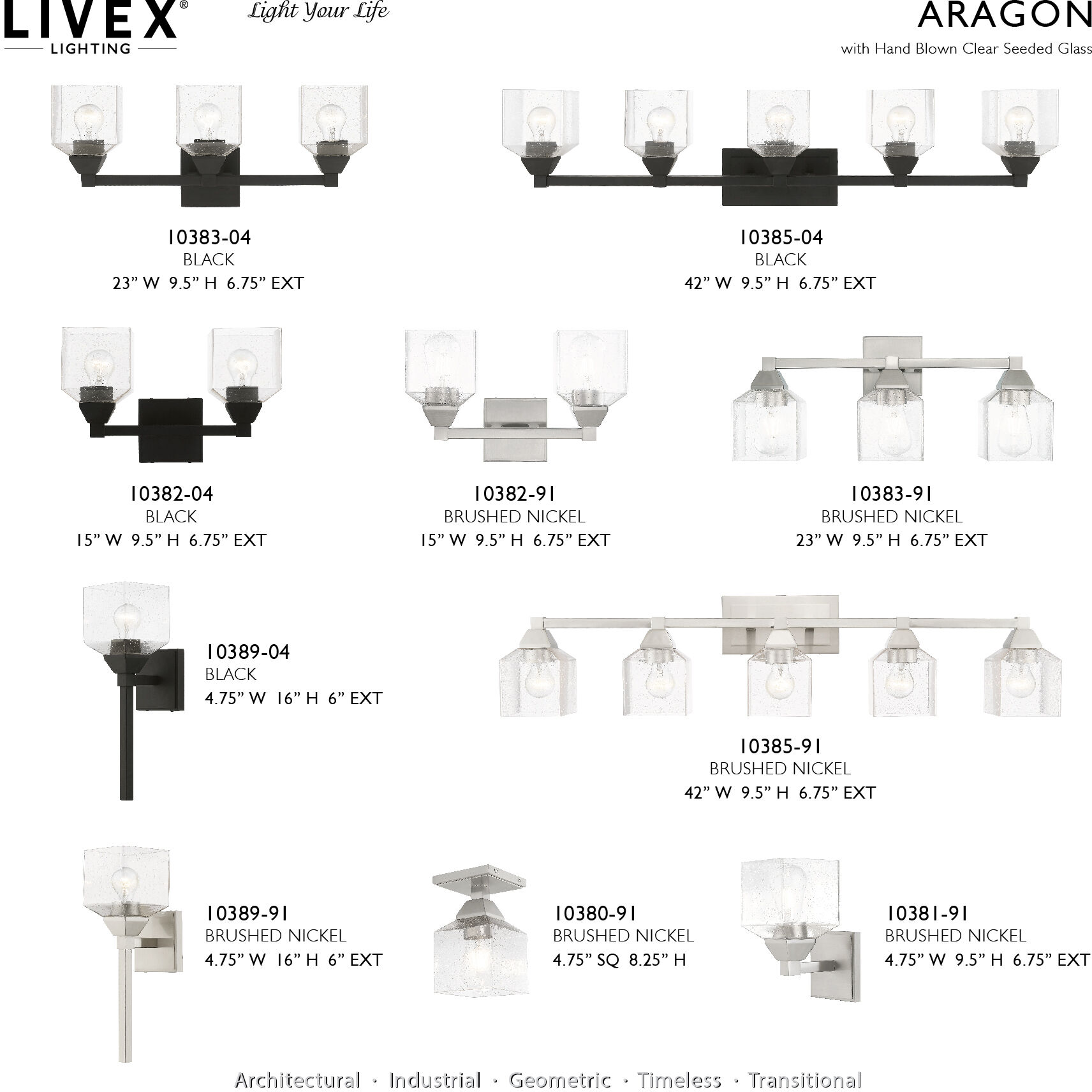 Aragon 1 Light 5 inch Brushed Nickel Wall Sconce Wall Light