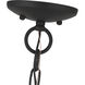 Aria 3 Light 13 inch Black Convertible Chandelier / Semi Flush Ceiling Light