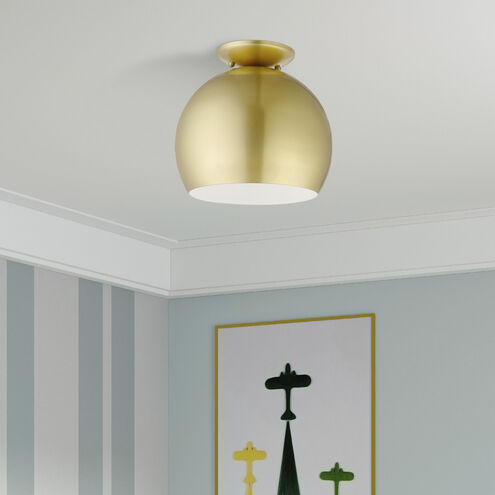 Piedmont 1 Light 10 inch Soft Gold Semi-Flush Mount Ceiling Light