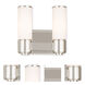 Weston 2 Light 10 inch Polished Nickel ADA ADA Wall Sconce/ Bath Vanity Wall Light