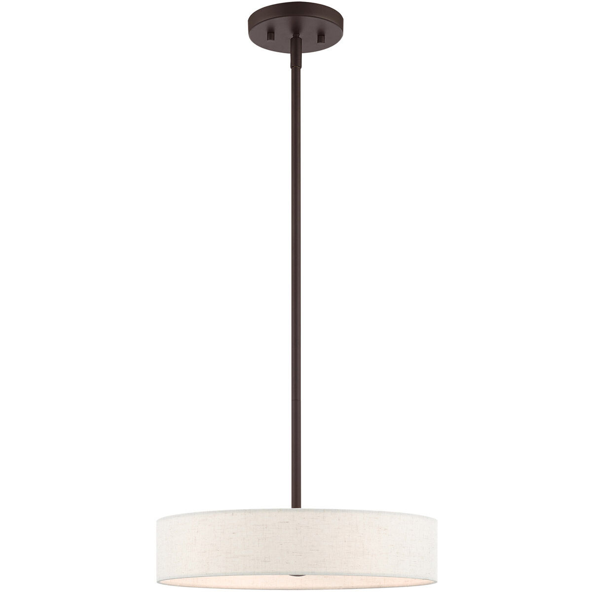 Venlo 4 Light 14 inch Bronze with Antique Brass Accents Pendant Ceiling Light