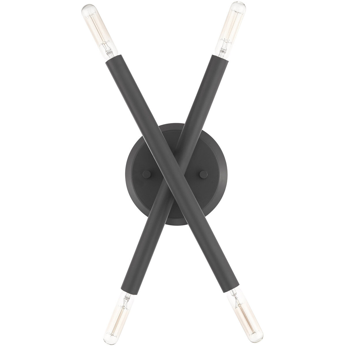 Soho 4 Light 6 inch Scandinavian Gray Sconce Wall Light