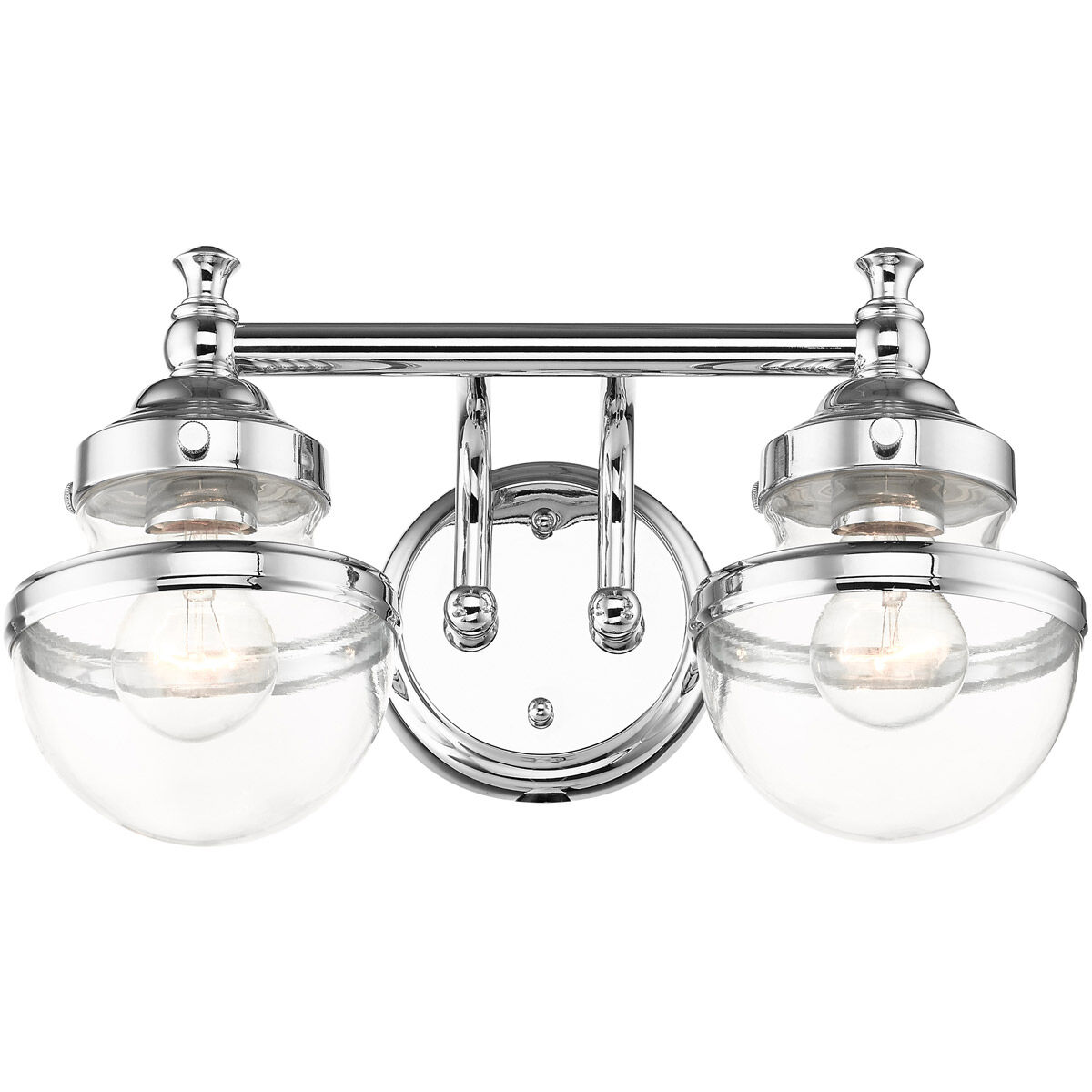 Oldwick 2 Light 15 inch Polished Chrome Vanity Sconce Wall Light