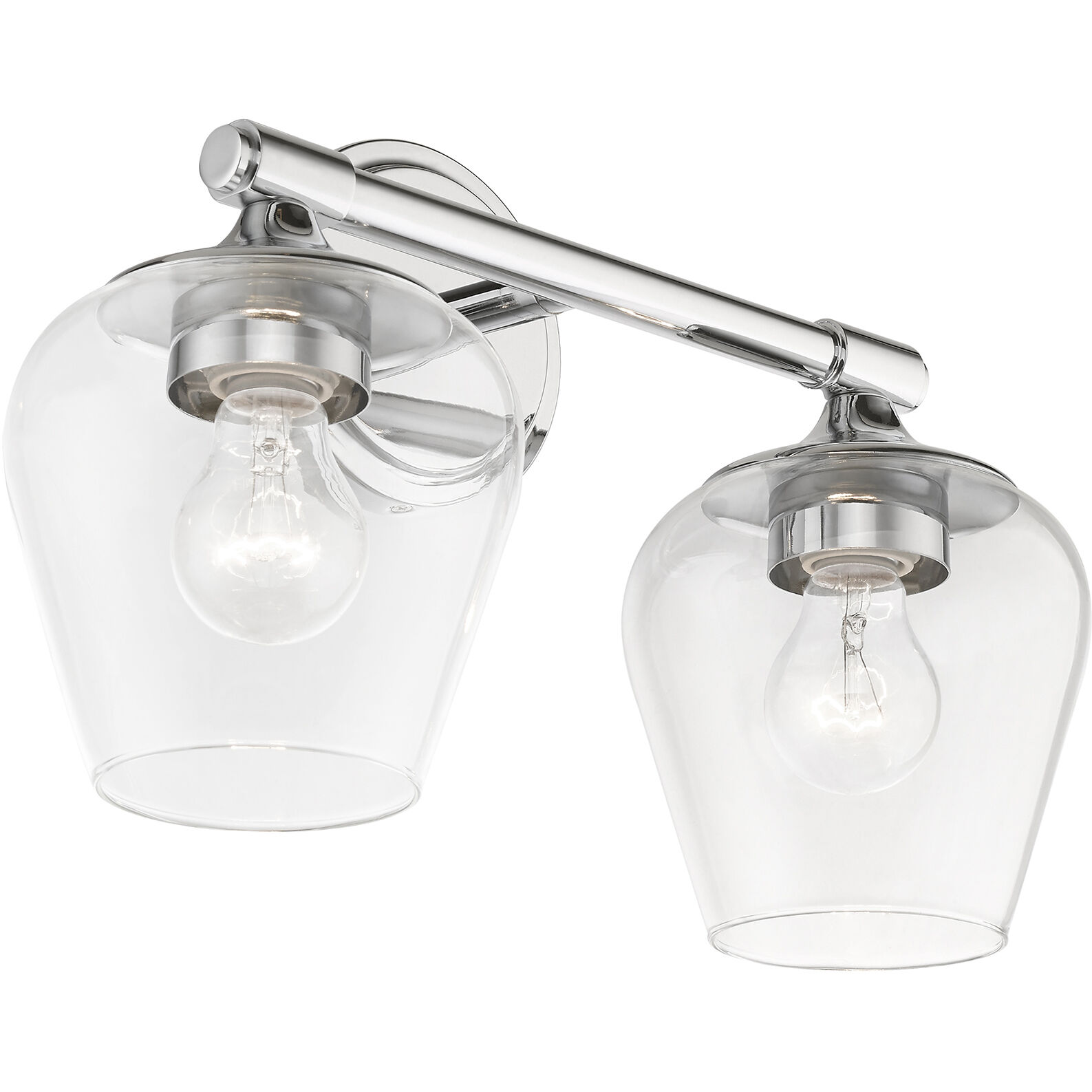 Willow 2 Light 15 inch Polished Chrome Vanity Sconce Wall Light