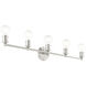 Lansdale 5 Light 34 inch Brushed Nickel Vanity Sconce Wall Light