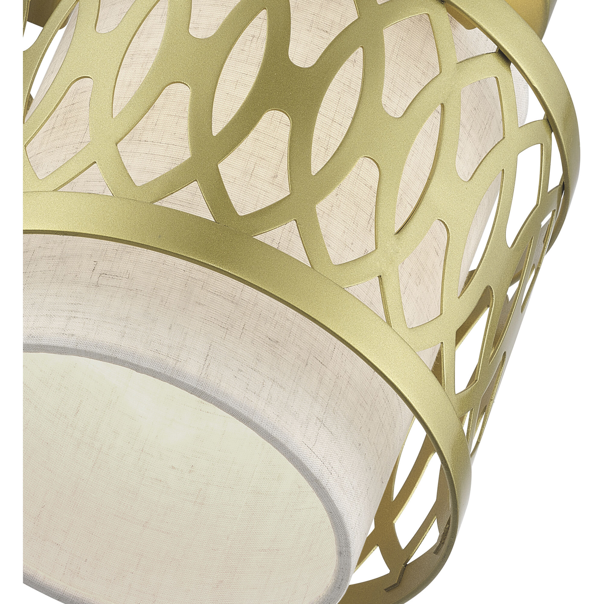 Vistaview 1 Light 7.25 inch Soft Gold Semi-Flush Ceiling Light
