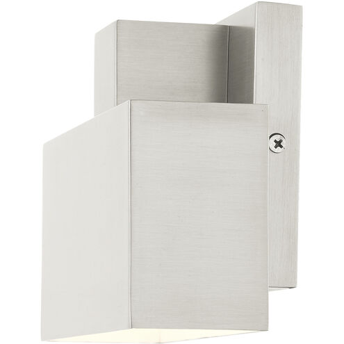 Lynx 1 Light 5 inch Brushed Nickel Outdoor ADA Wall Sconce