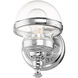 Oldwick 1 Light 6 inch Polished Chrome Vanity Sconce Wall Light