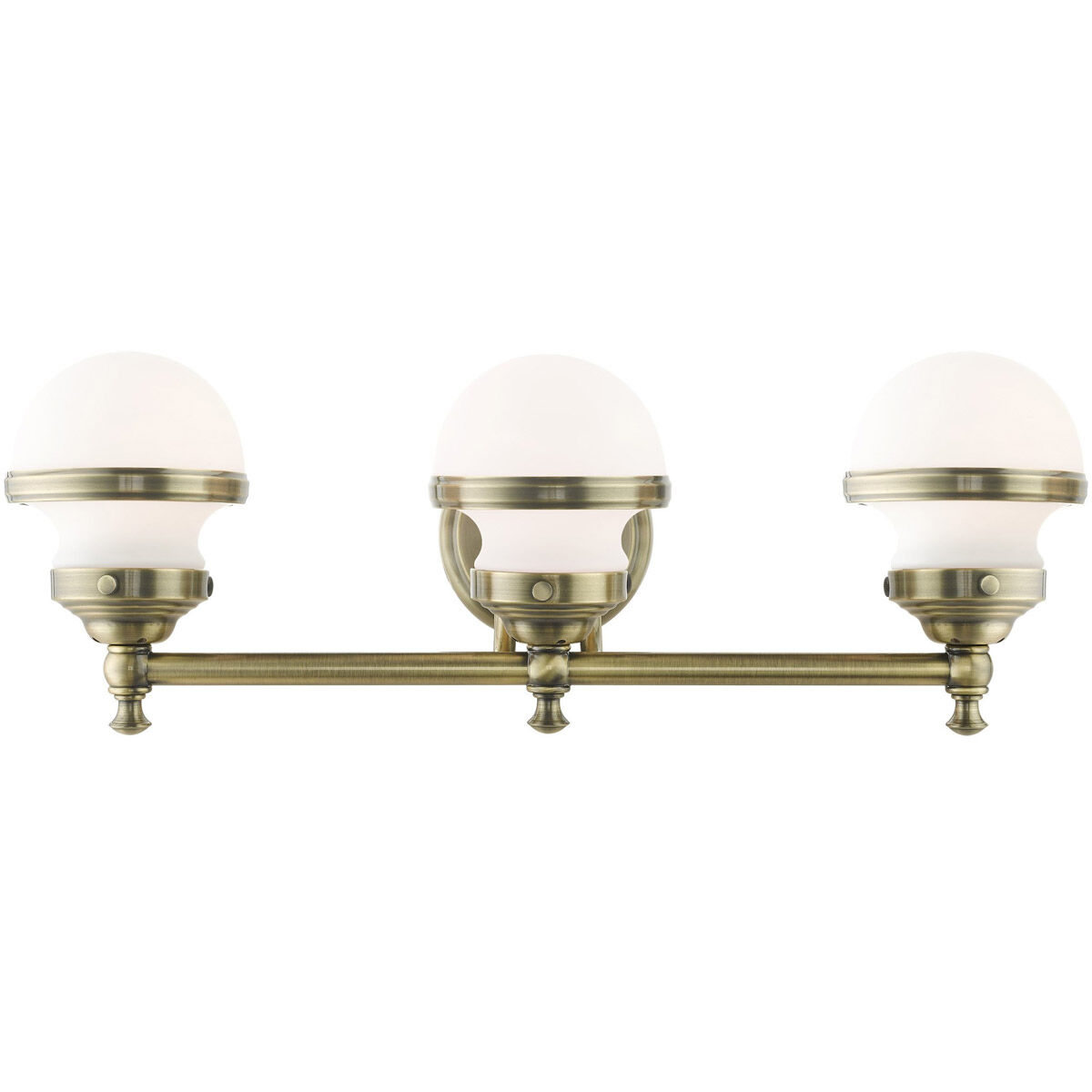 Oldwick 3 Light 24 inch Antique Brass Vanity Sconce Wall Light