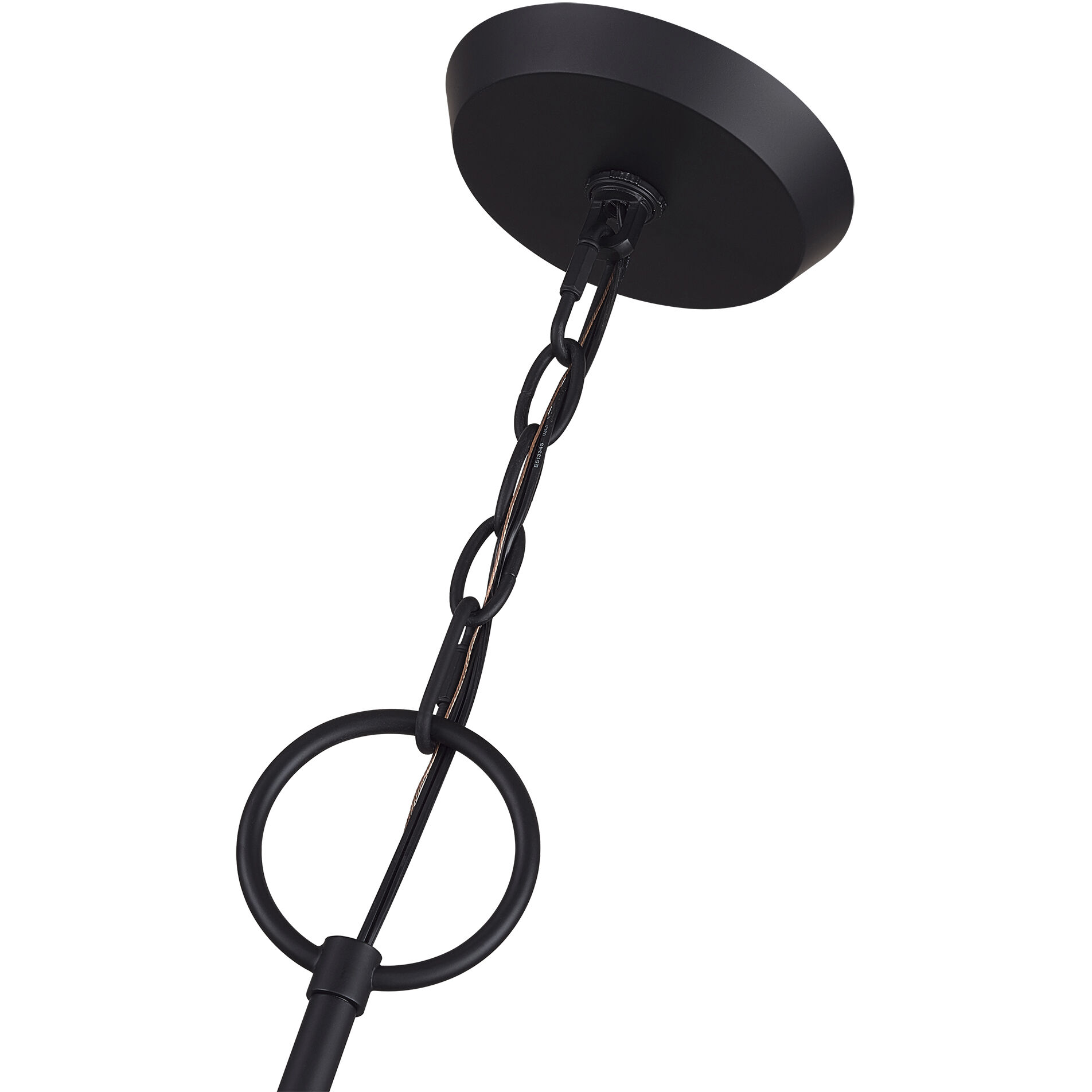 Soho 16 Light 50 inch Black Foyer Chandelier Ceiling Light