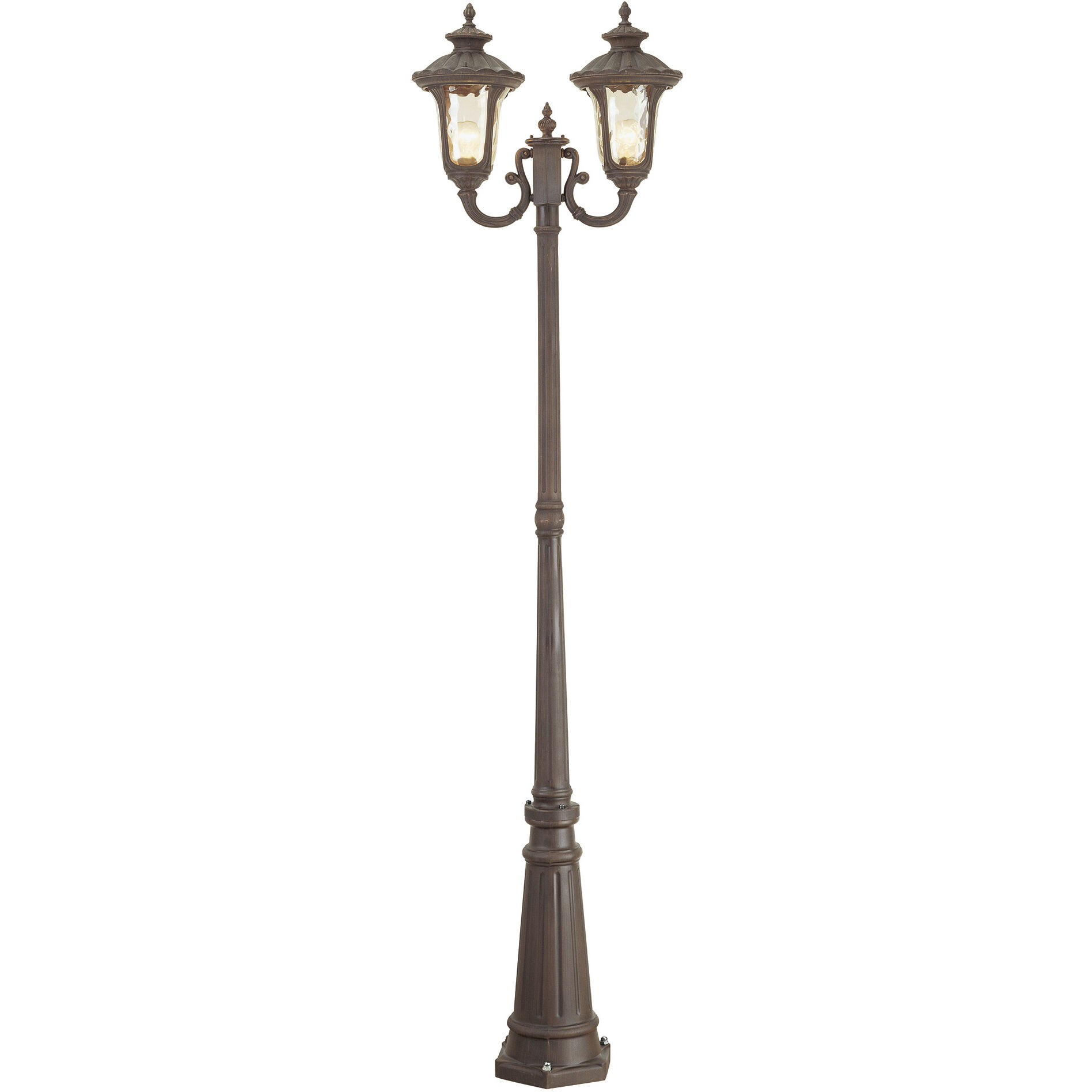 Oxford 2 Light 87 inch Imperial Bronze Outdoor 2 Head Post