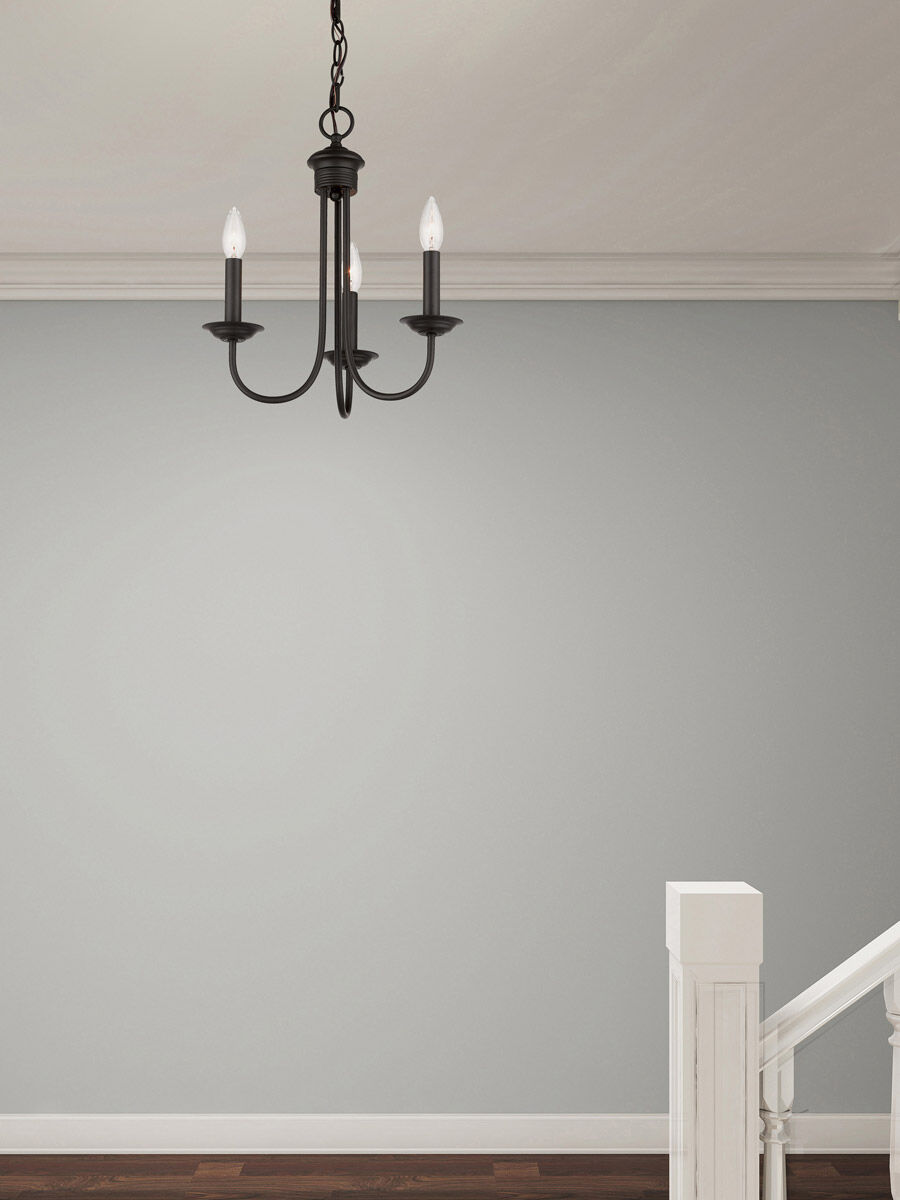 Estate 3 Light 14 inch Bronze Mini Chandelier Ceiling Light