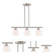 Somerville 3 Light 26 inch Brushed Nickel Linear Chandelier Ceiling Light