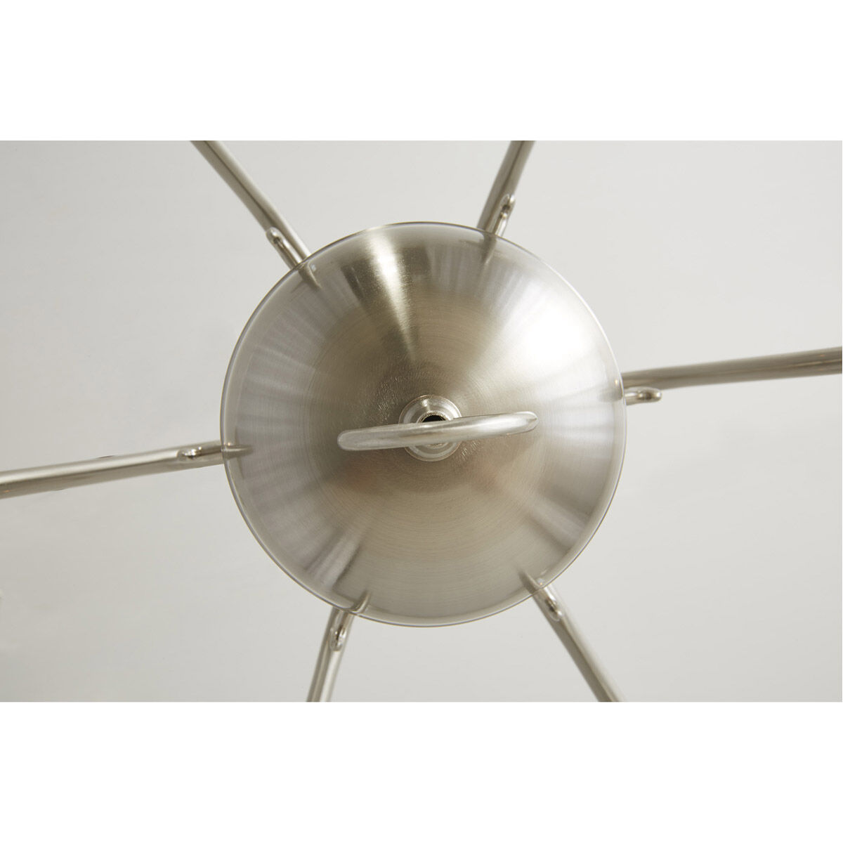 Williamsburgh 6 Light 24 inch Brushed Nickel Chandelier Ceiling Light