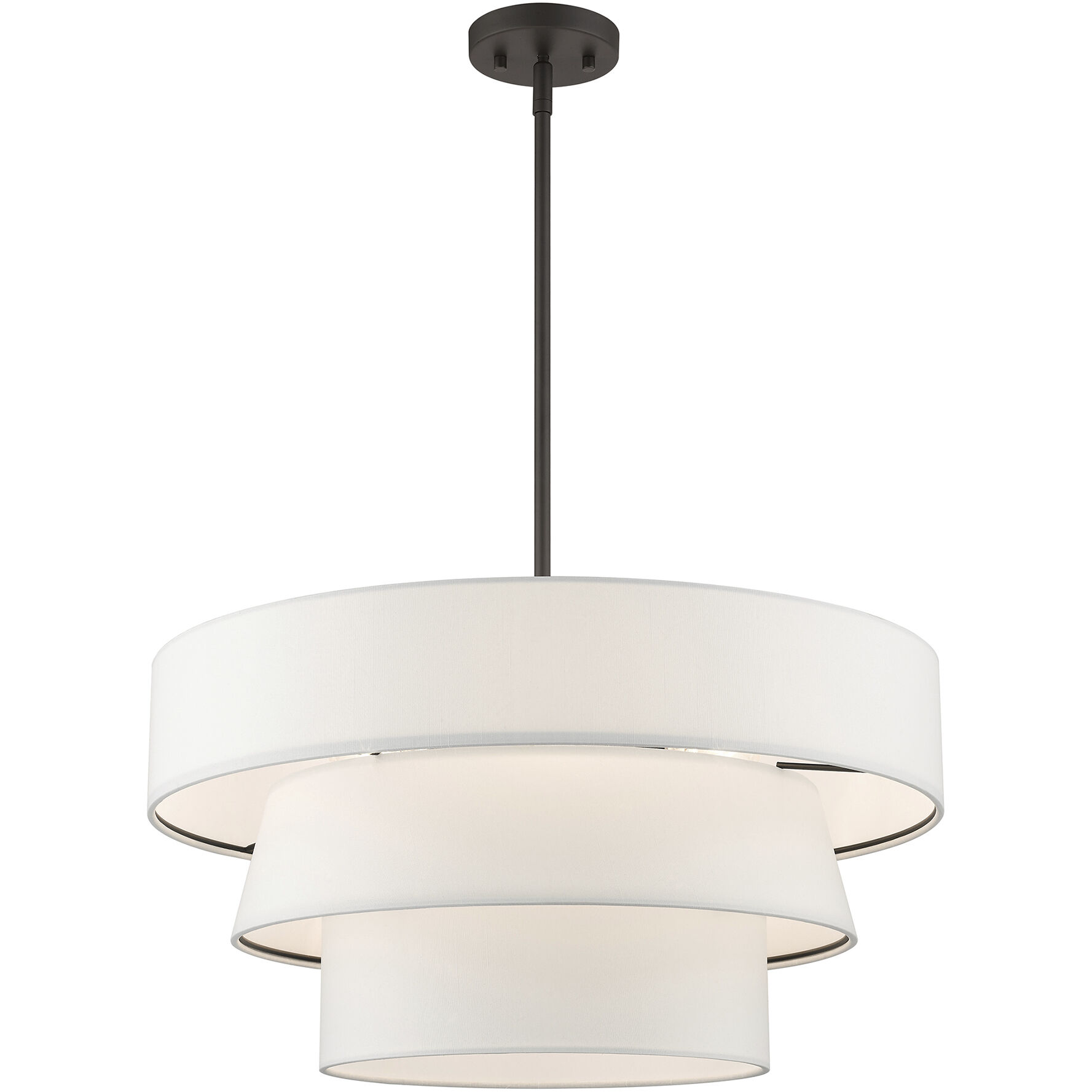 Warrenville 4 Light 23 inch Bronze Pendant Chandelier Ceiling Light