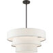 Warrenville 4 Light 23 inch Bronze Pendant Chandelier Ceiling Light