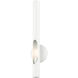 Acra 1 Light 5.13 inch Shiny White ADA ADA Single Sconce Wall Light