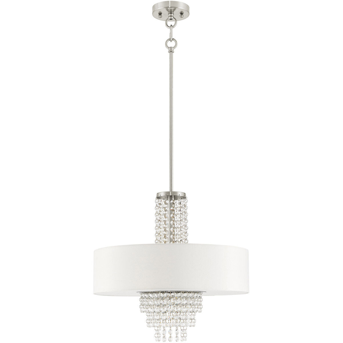 Mission 3 Light 25 inch Brushed Nickel Bath Vanity Wall Light