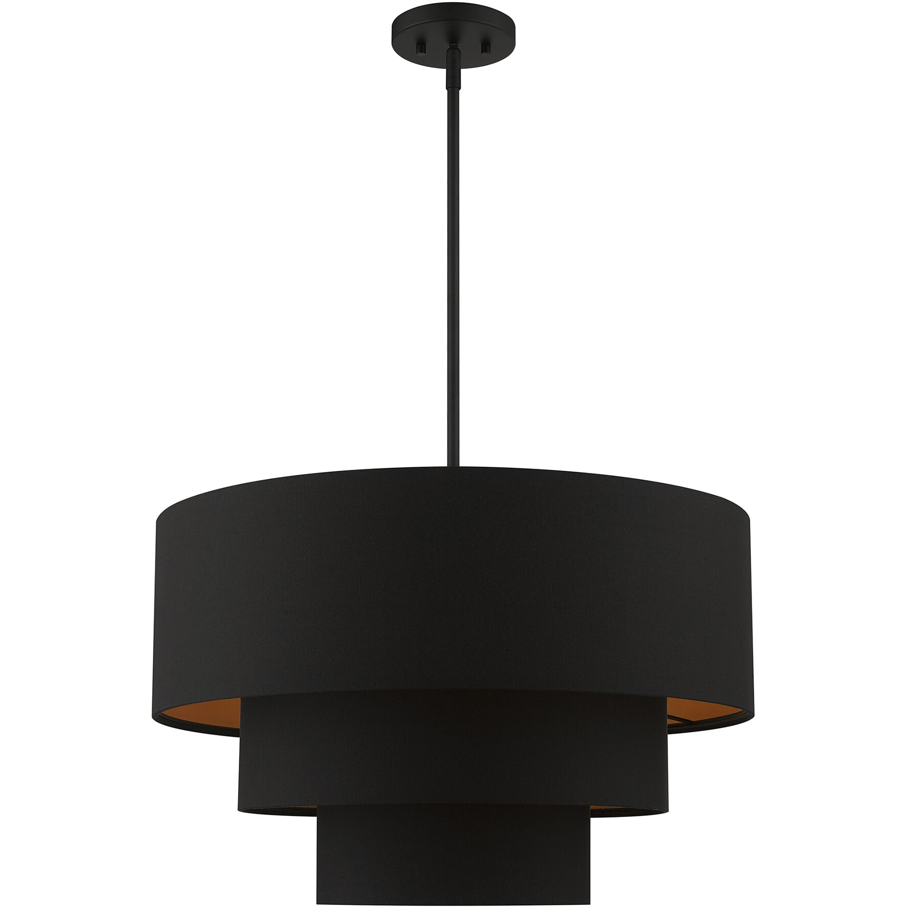 Sentosa 4 Light 23 inch Black Pendant Chandelier Ceiling Light