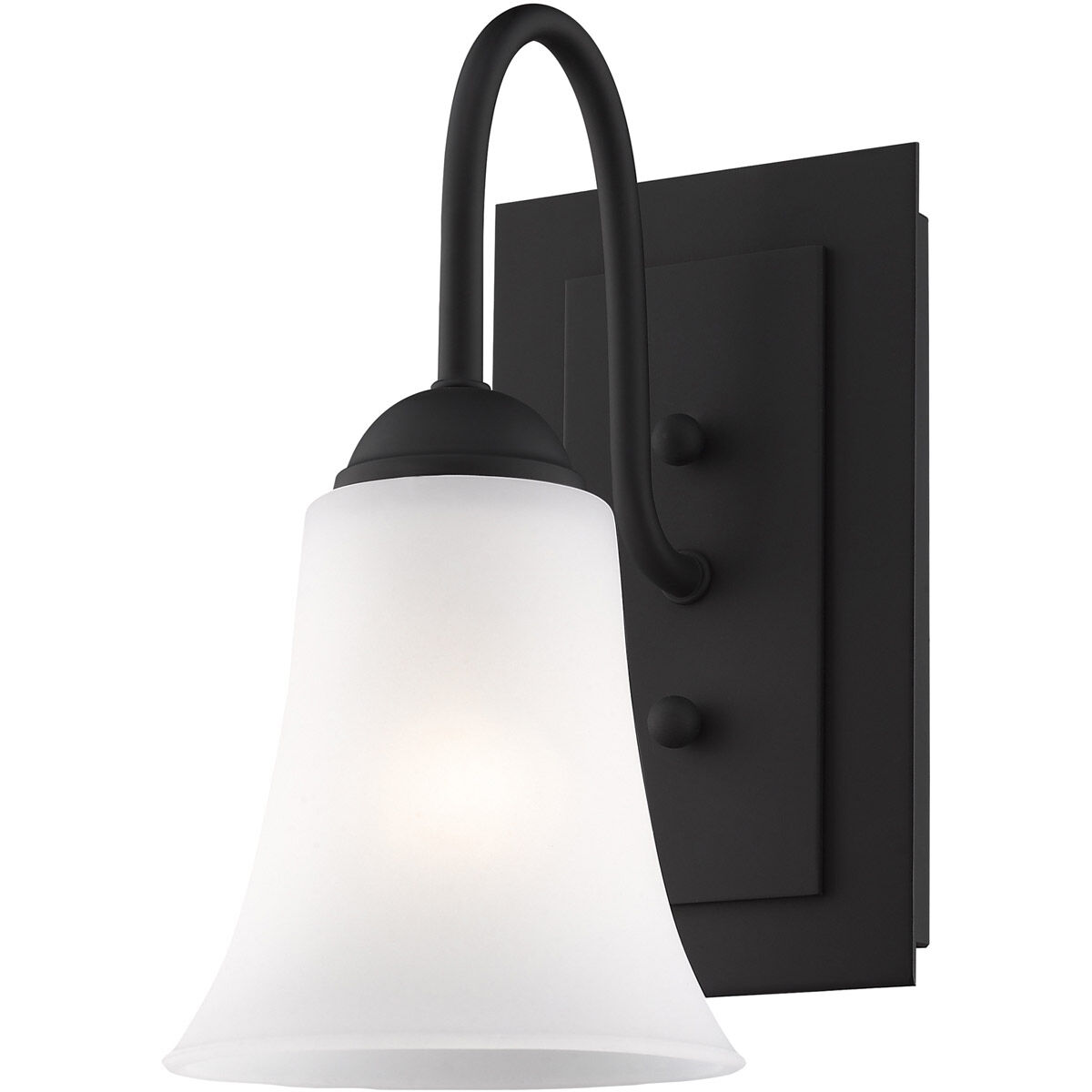 Ridgedale 1 Light 6 inch Black Wall Sconce Wall Light