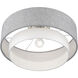 Brookmeade 3 Light 18 inch Brushed Nickel Semi-Flush Ceiling Light
