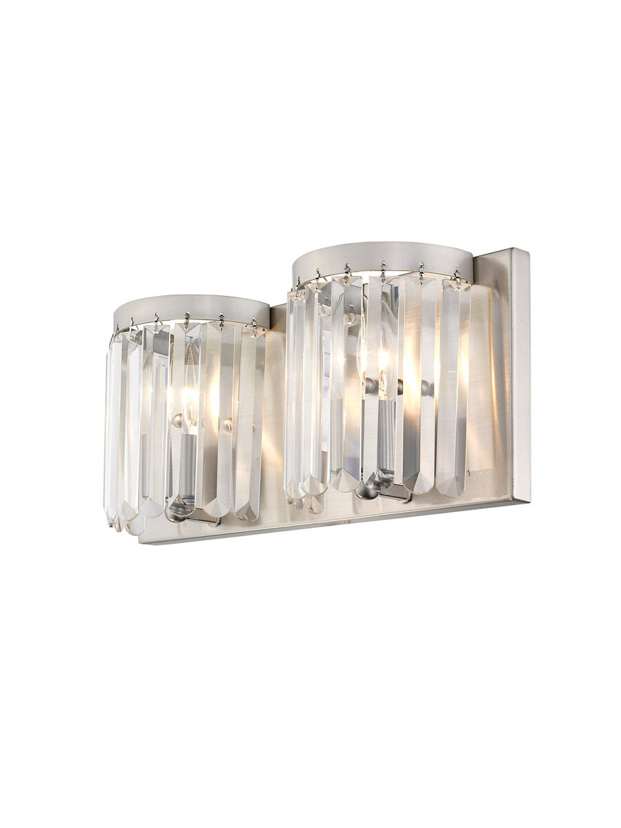 Ashton 2 Light 17 inch Brushed Nickel ADA Bath Vanity Wall Light