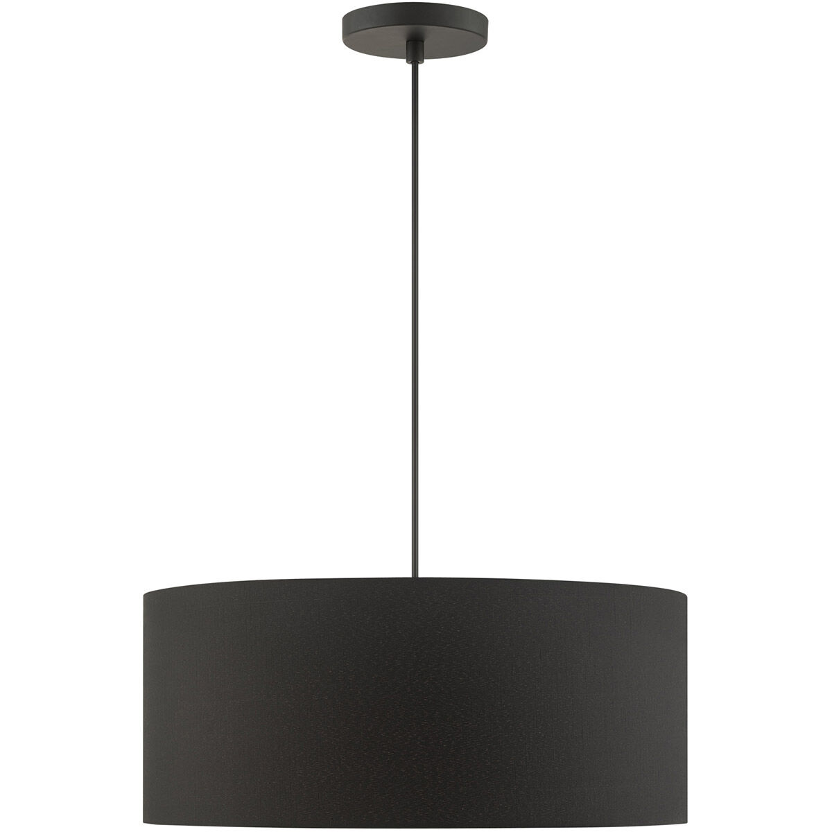 Bainbridge 3 Light 18 inch Black Pendant Ceiling Light 