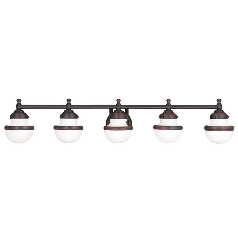 Oldwick 5 Light 42 inch Olde Bronze Bath Vanity Wall Light