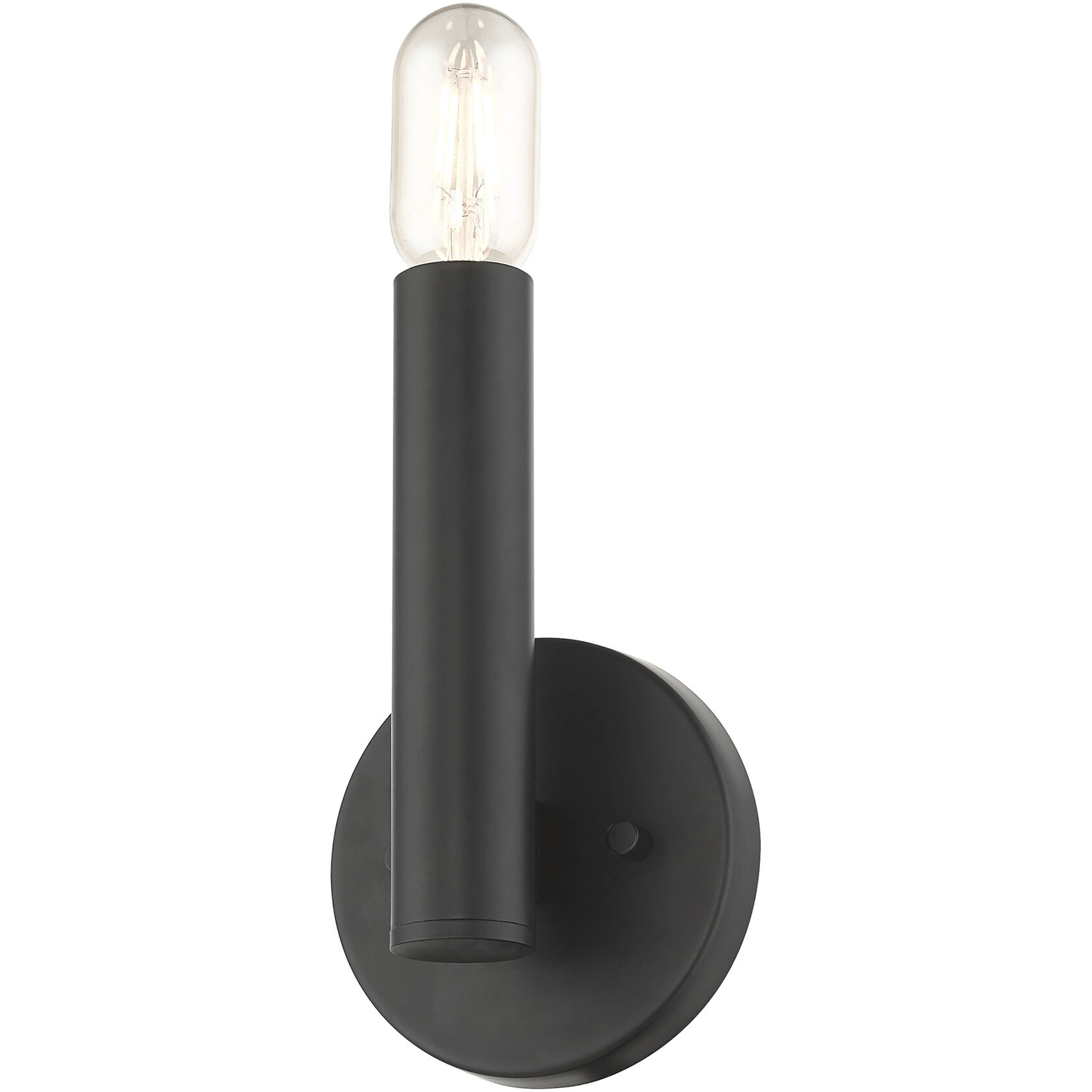 Copenhagen 1 Light 5.13 inch Black ADA Wall Sconce Wall Light, Single