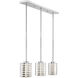Mission 3 Light 25 inch Polished Chrome Bath Vanity Wall Light