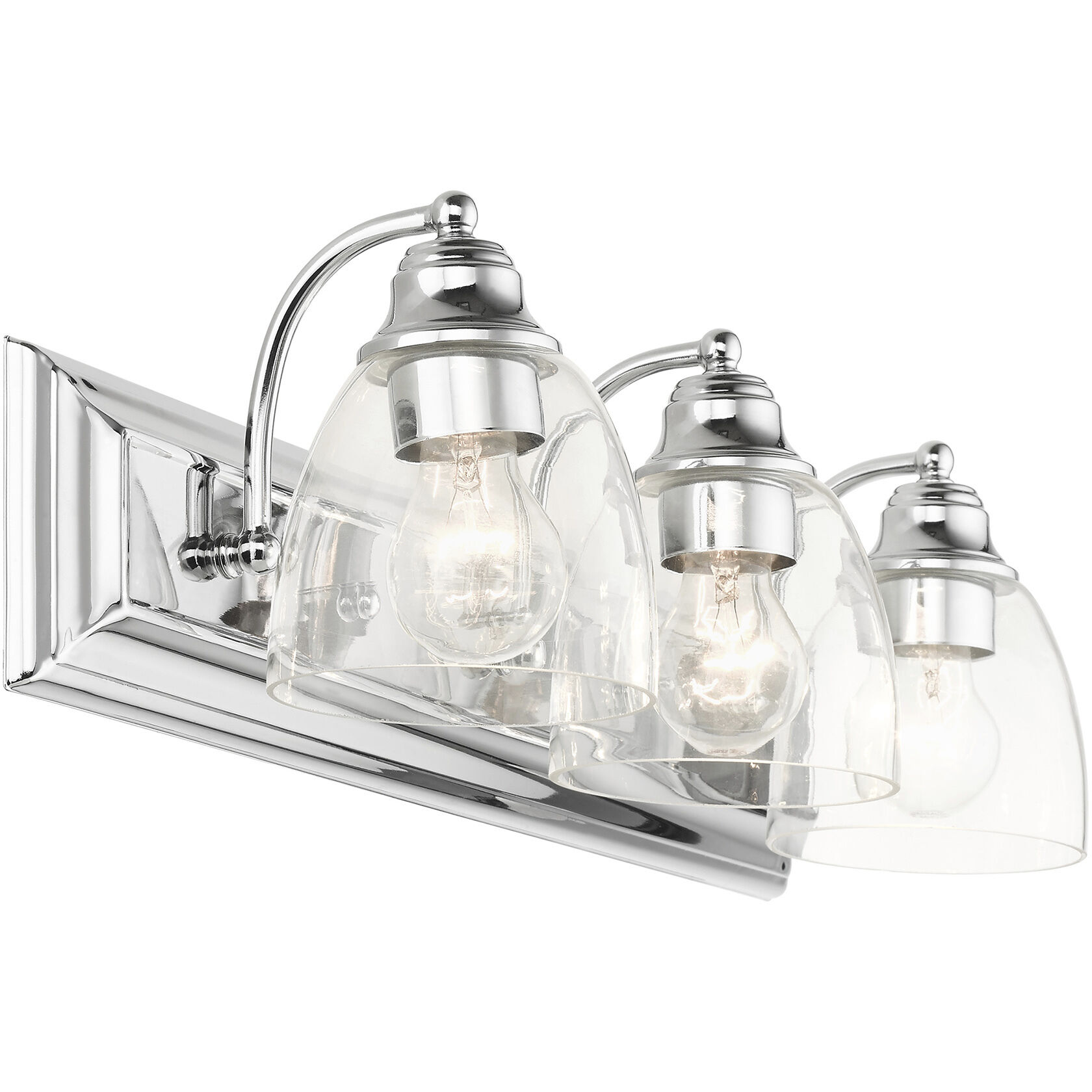 Birmingham 3 Light 24 inch Polished Chrome Vanity Sconce Wall Light