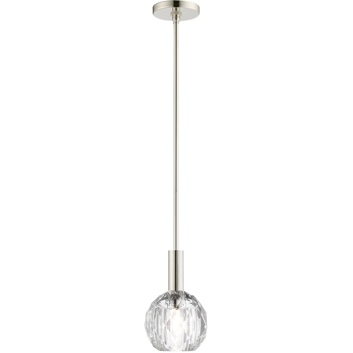 Whitfield 1 Light 7 inch Polished Nickel Pendant Ceiling Light