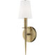 Witten 1 Light 4 inch Antique Brass ADA ADA Wall Sconce Wall Light