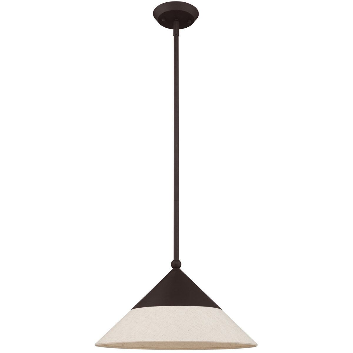 Stockholm 1 Light 15 inch Bronze Mini Pendant Ceiling Light