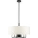 Meridian 7 Light 24 inch Black Pendant Chandelier Ceiling Light 