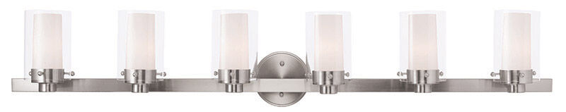Manhattan 6 Light 47.50 inch Bathroom Vanity Light