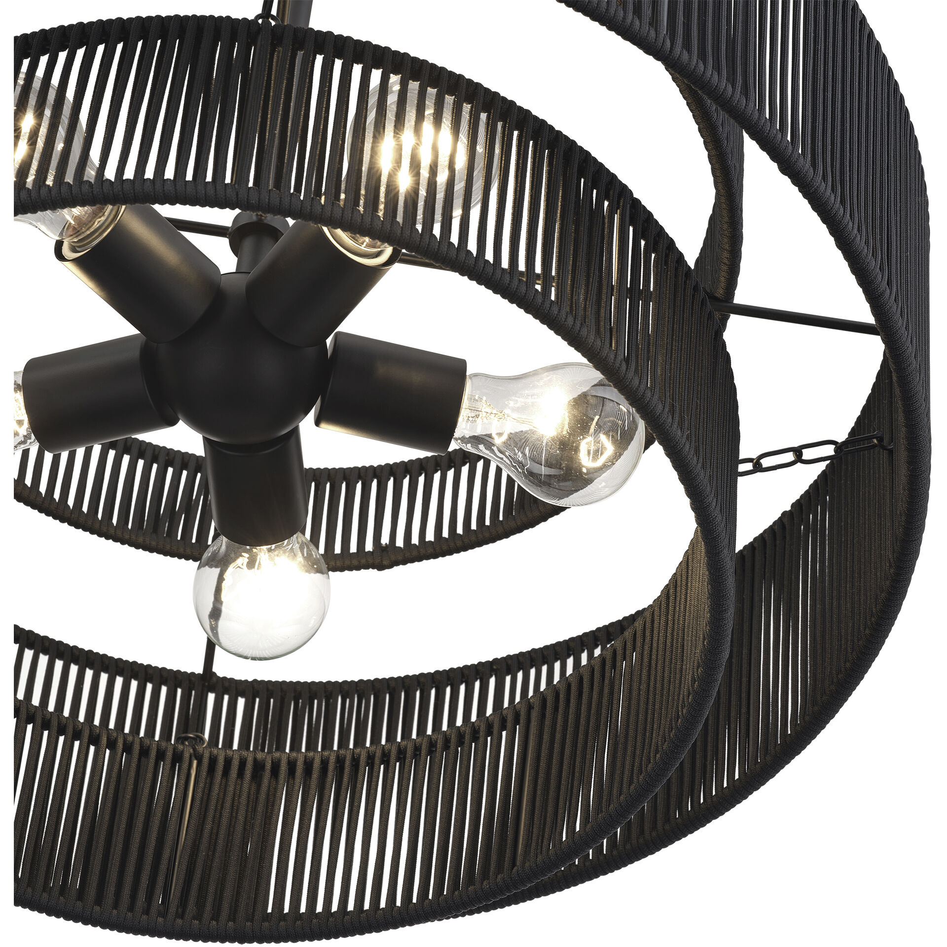 Acordia 5 Light 22 inch Black Pendant Chandelier Ceiling Light