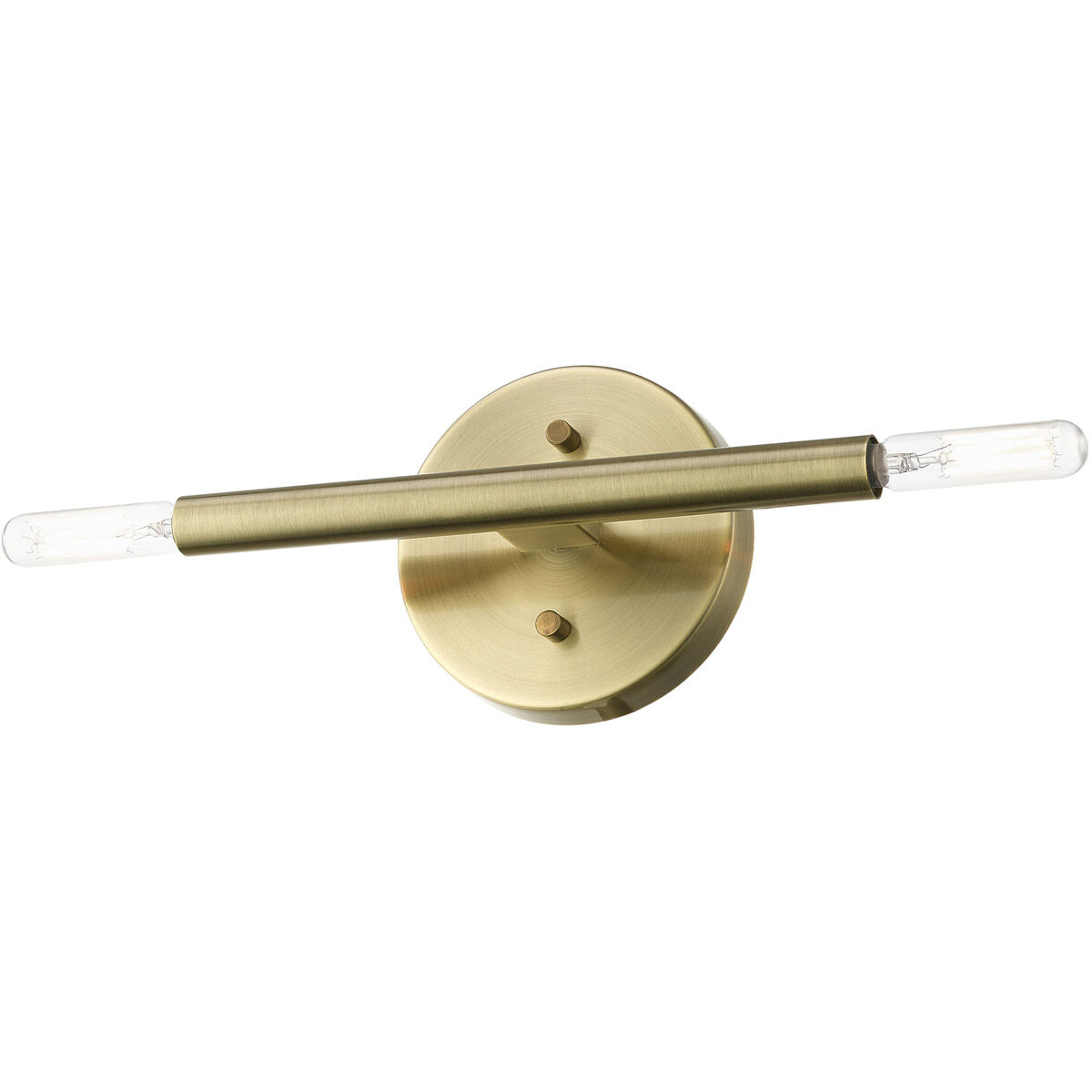 Copenhagen 2 Light 5 inch Antique Brass ADA ADA Wall Sconce Wall Light